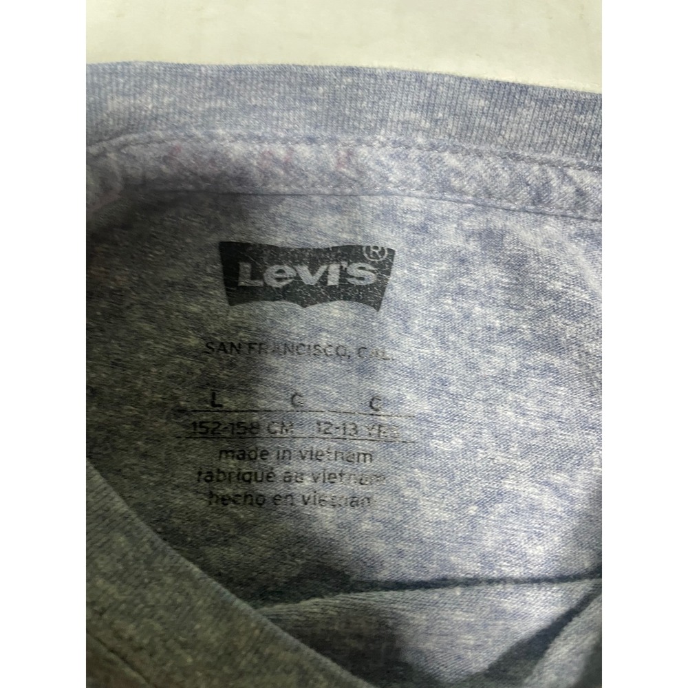Kids Levi's San Francisco American Graphic Tee Gray‎ Size L 12 13 Years - Picture 3 of 8